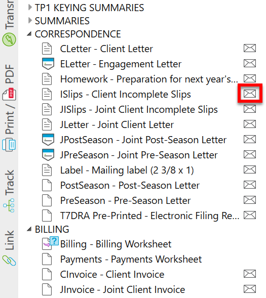 Screen Capture: Email any template