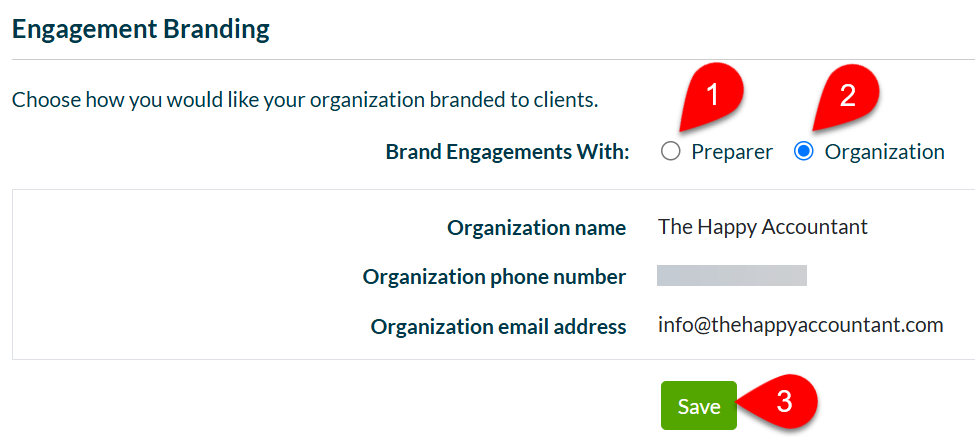 Screen Capture: Engagement Branding