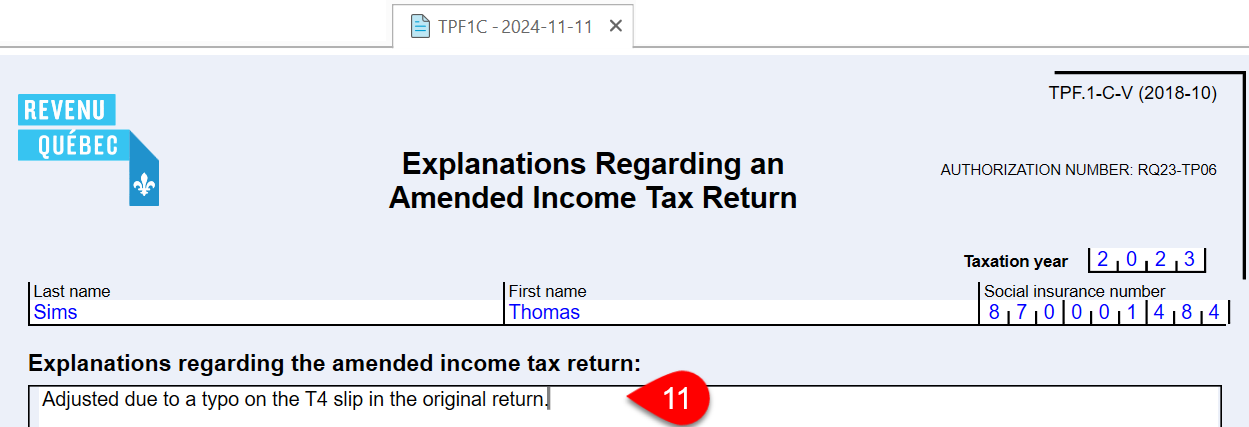 Screen Capture: Provide an explanation on the TPF1C