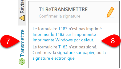 Capture d’écran : Confirmer la signature