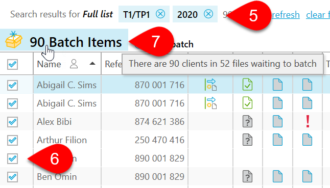 Screen Capture: Add files to batch