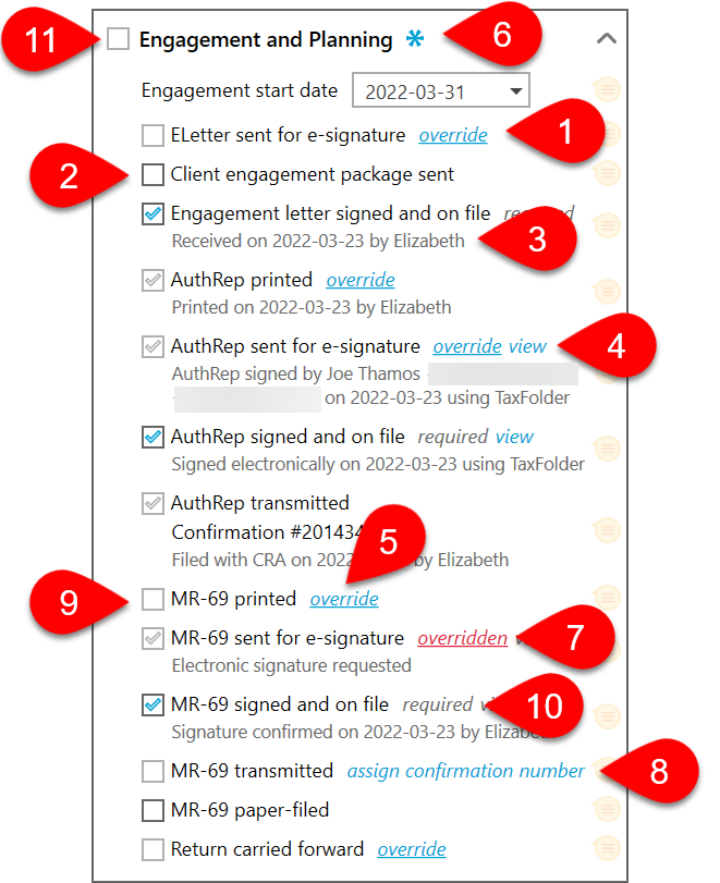 Screen Capture: Engagement and Planning