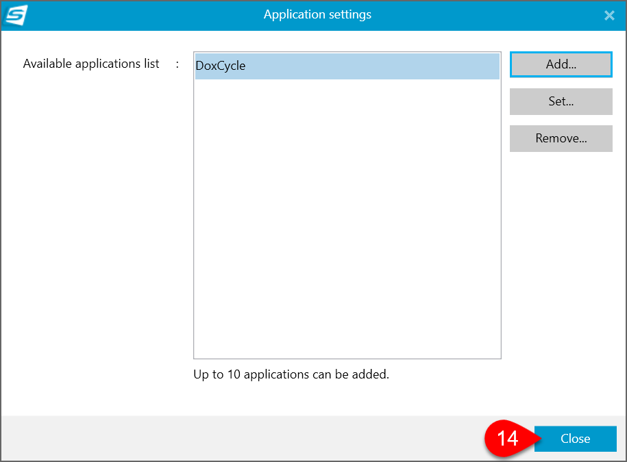 Screen Capture: Click Close.