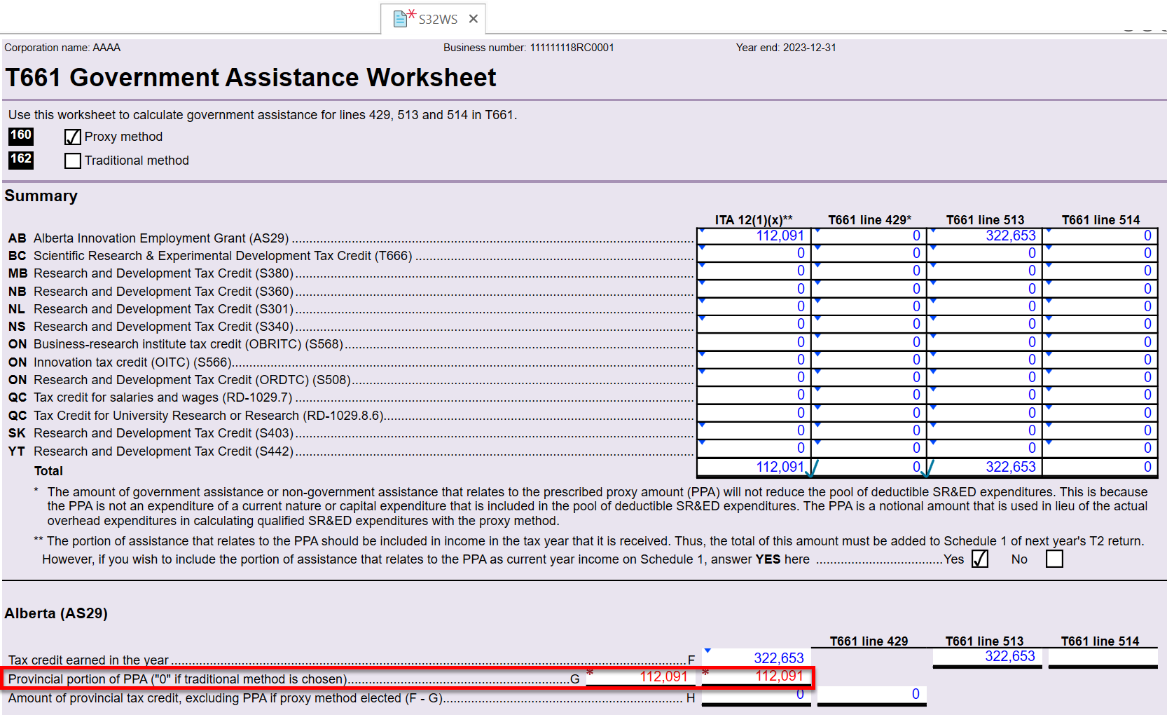 Screen Capture: Alberta's ppa