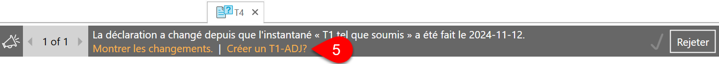 Capture d’écran : Créer un T1-ADJ